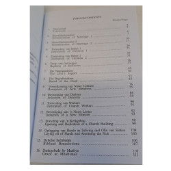 Bilingual Minister's Manual English/Afrikaans Formulierboek